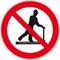 Pictogram 212 - round - “Riding on pallet trucks is forbidden”